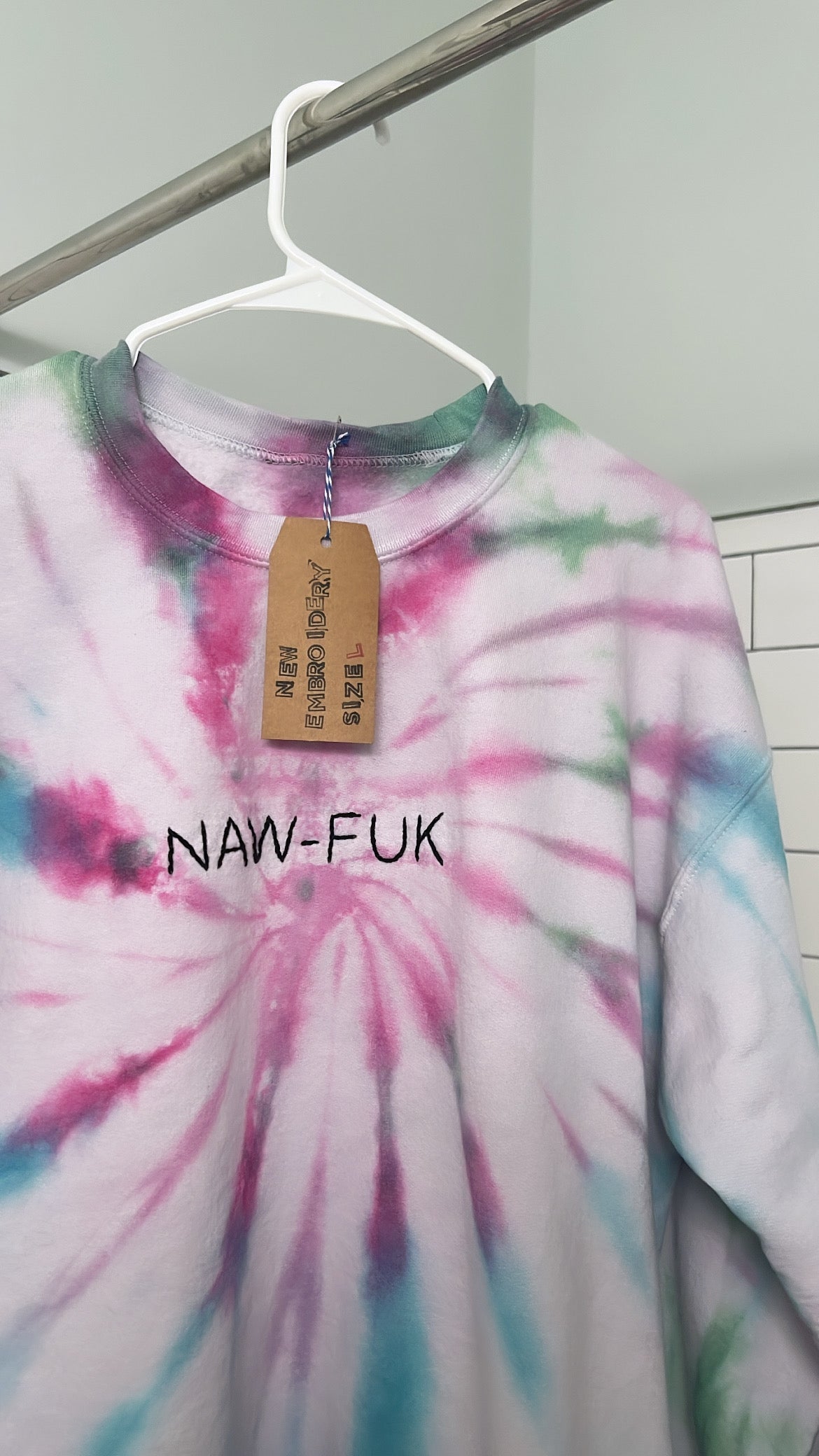 Naw-Fuk Tie Dye T-Shirt