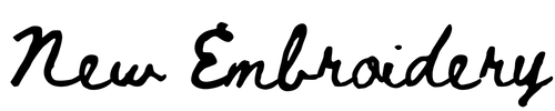 New Embroidery logo