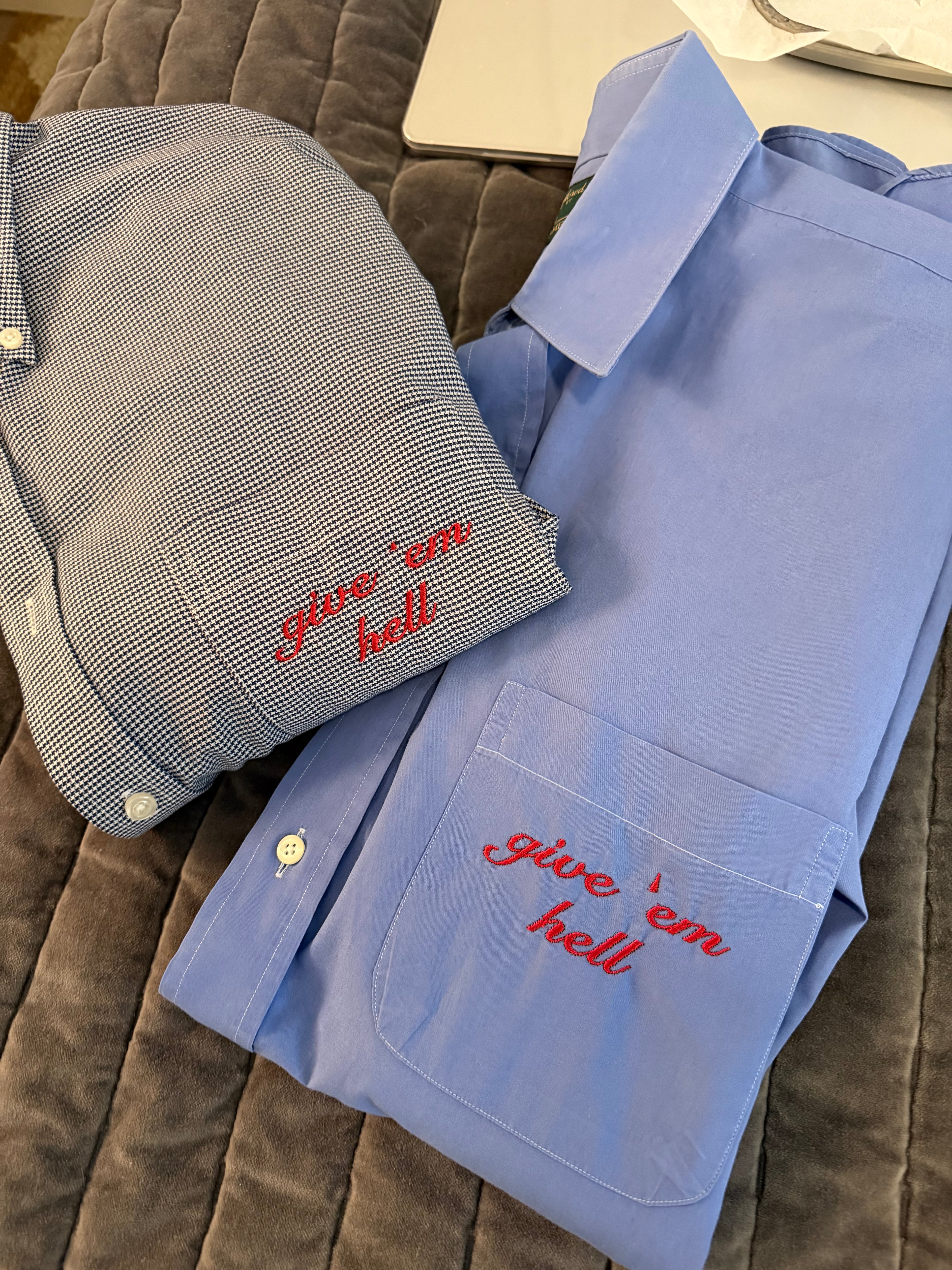Blind Bag – Custom Embroidered Button Down