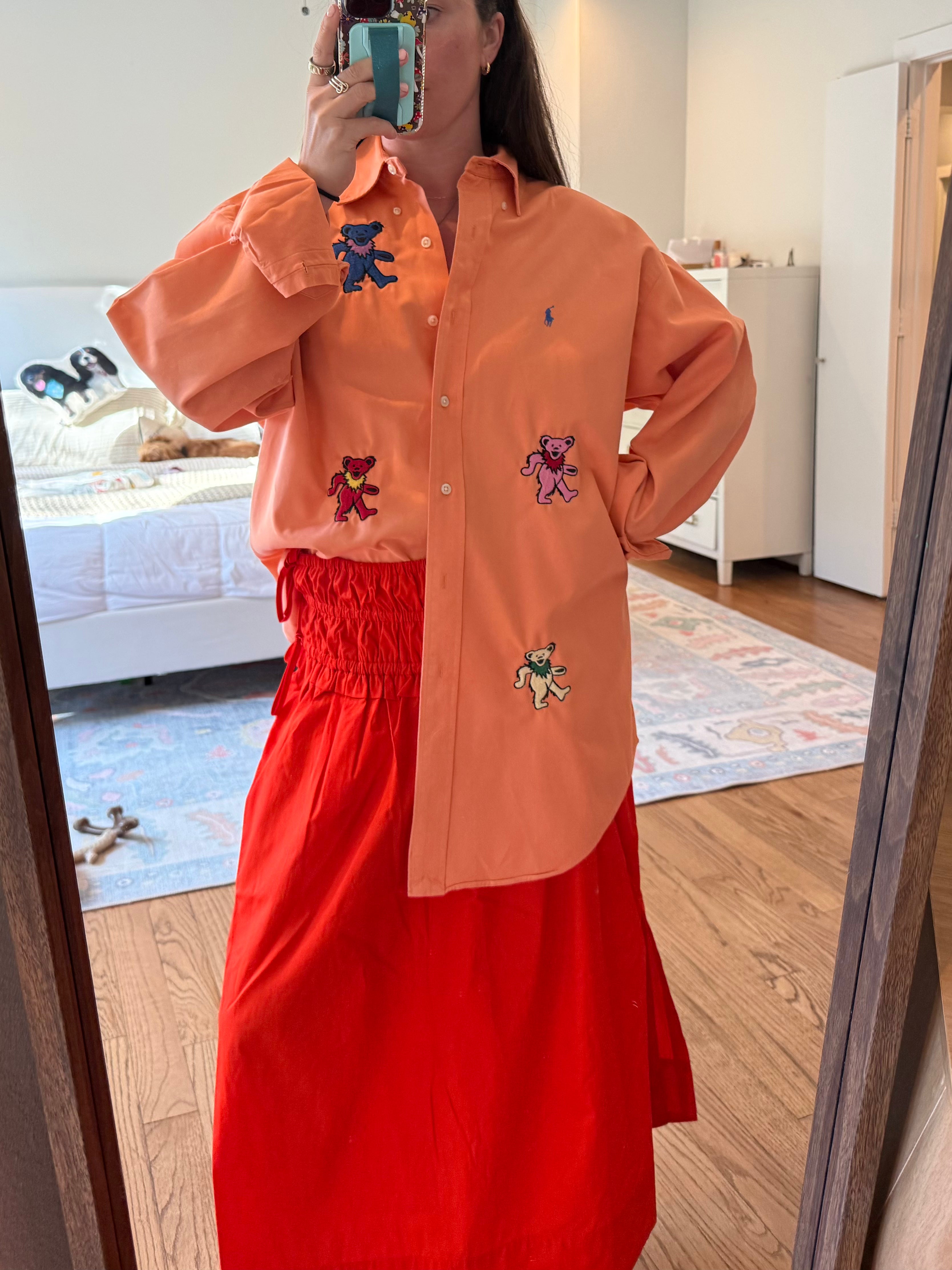 dancing bears Button Down - Size M
