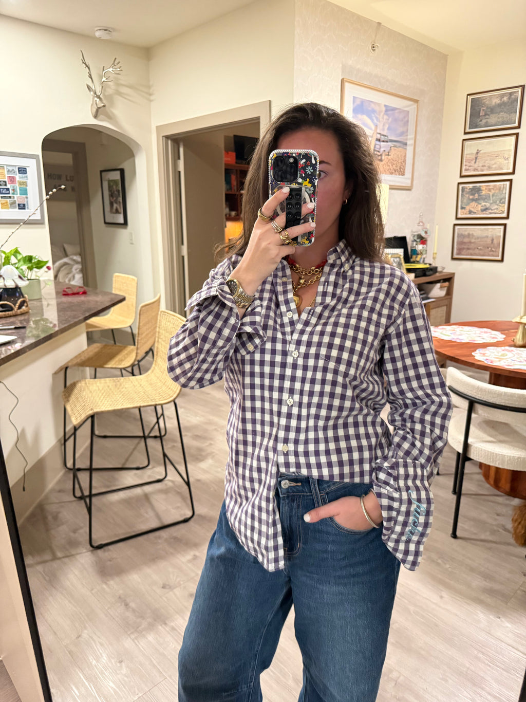 'Zero Fucks' Button Down - Size S