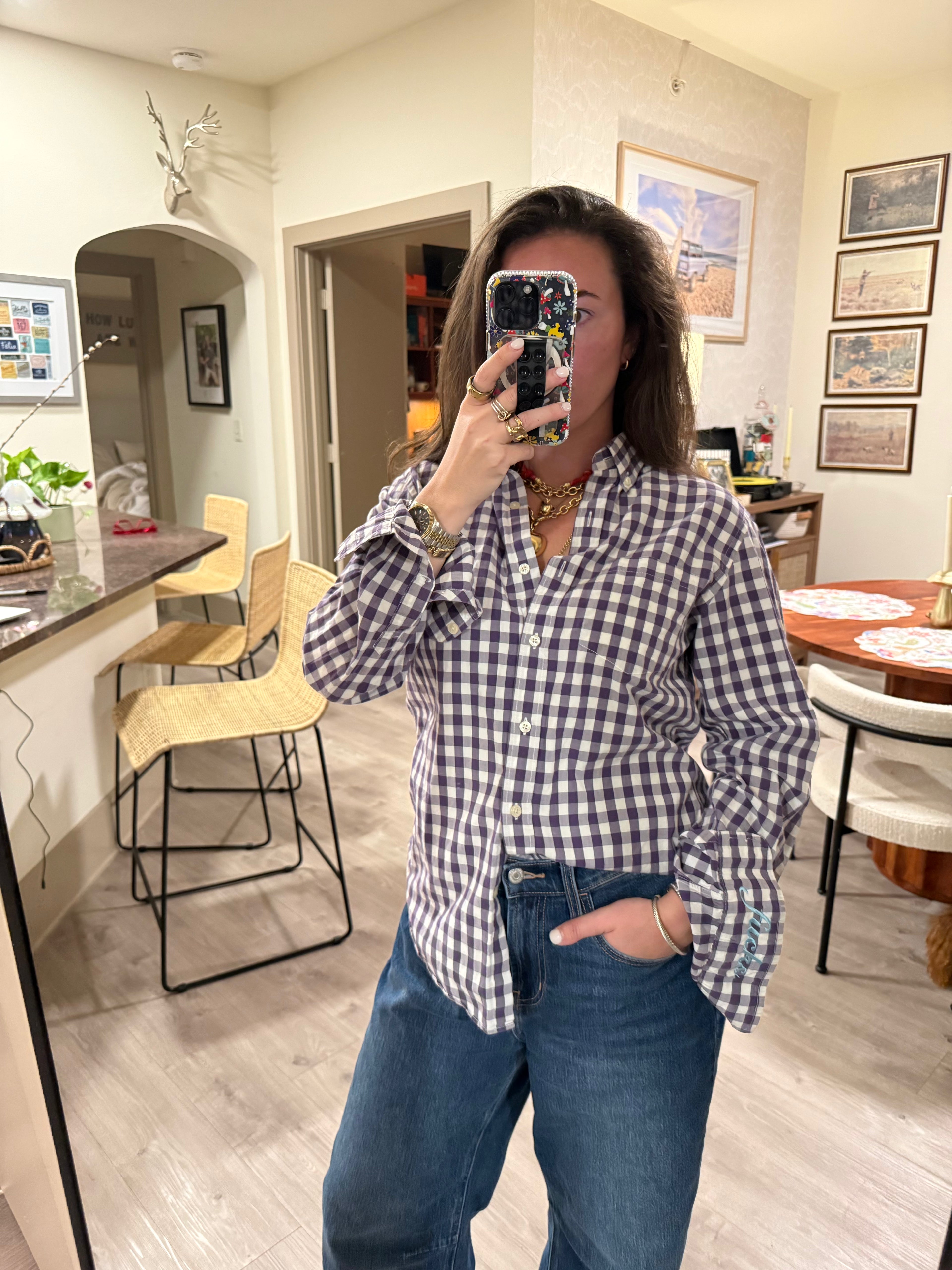 'Zero Fucks' Button Down - Size S