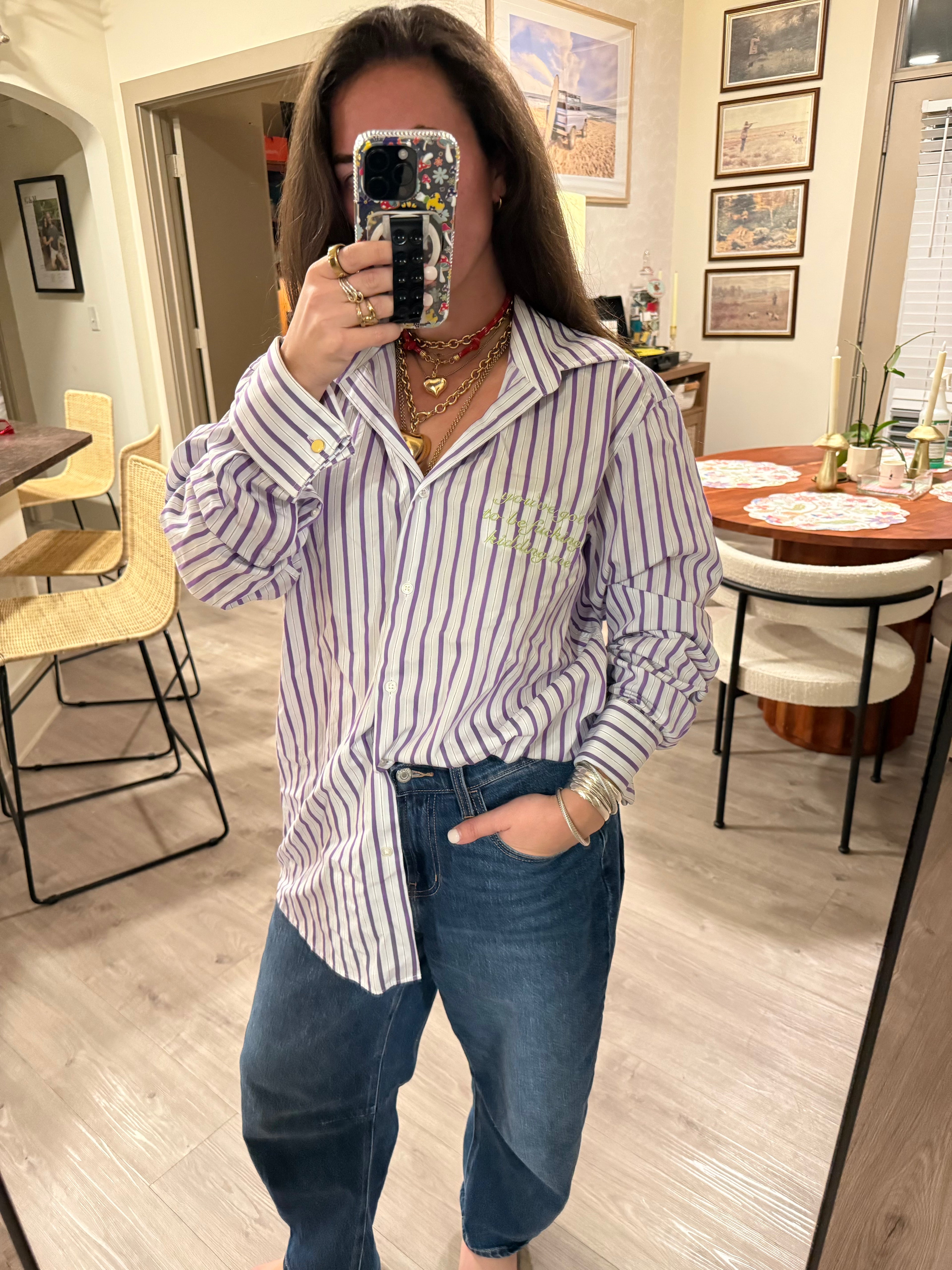 'you've got to be fucking kidding me' Button Down - Size XL