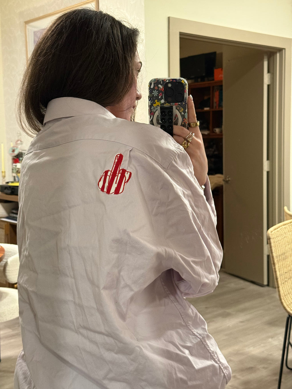 'go fuck yourself' Button Down - Size 2XL