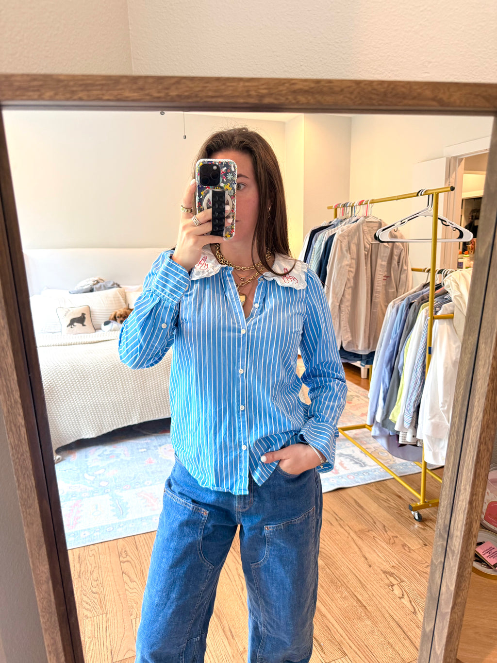 🖕 Button Down - Size 2
