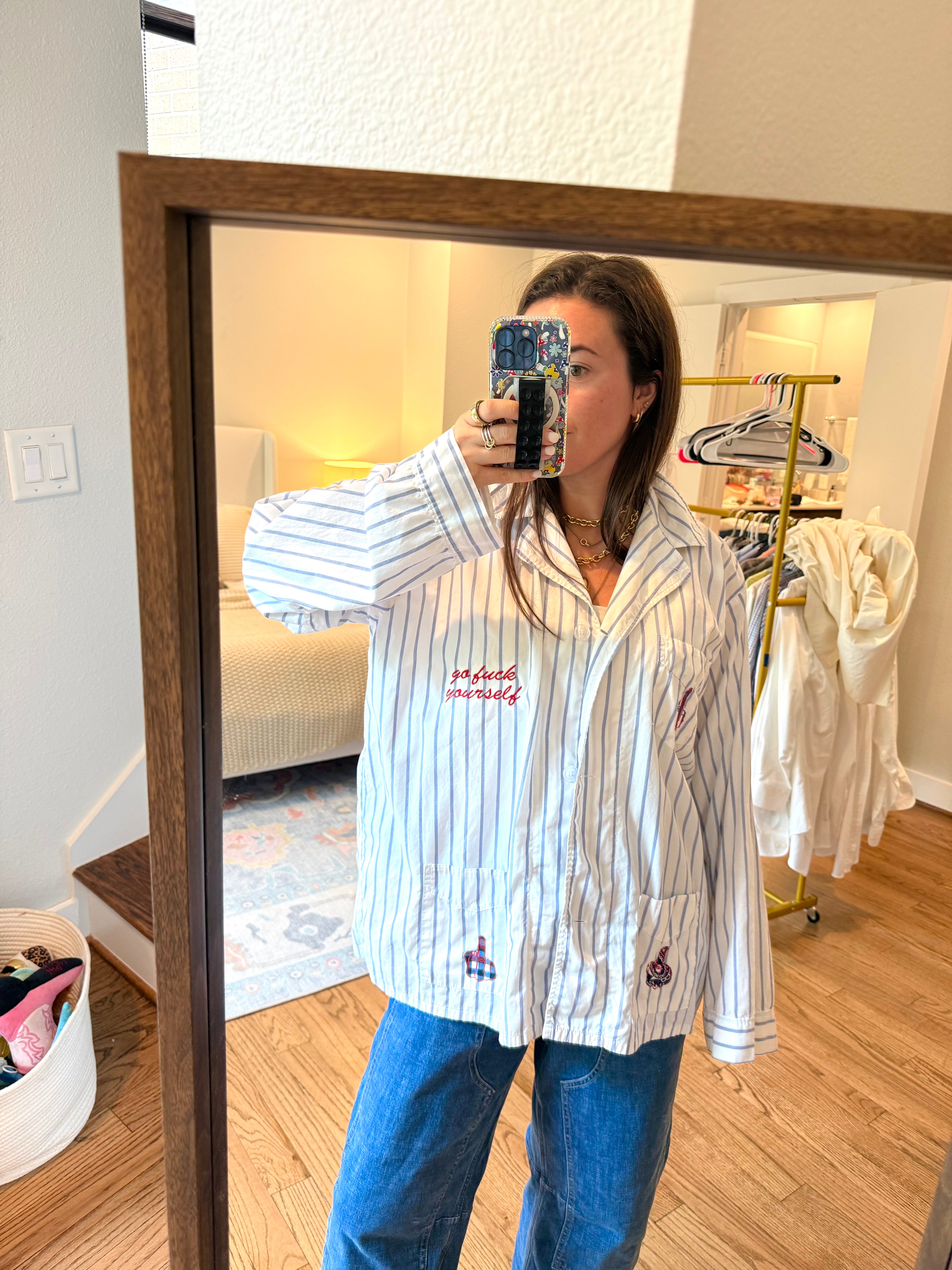 Go Fuck Yourself Button Down - Size XL