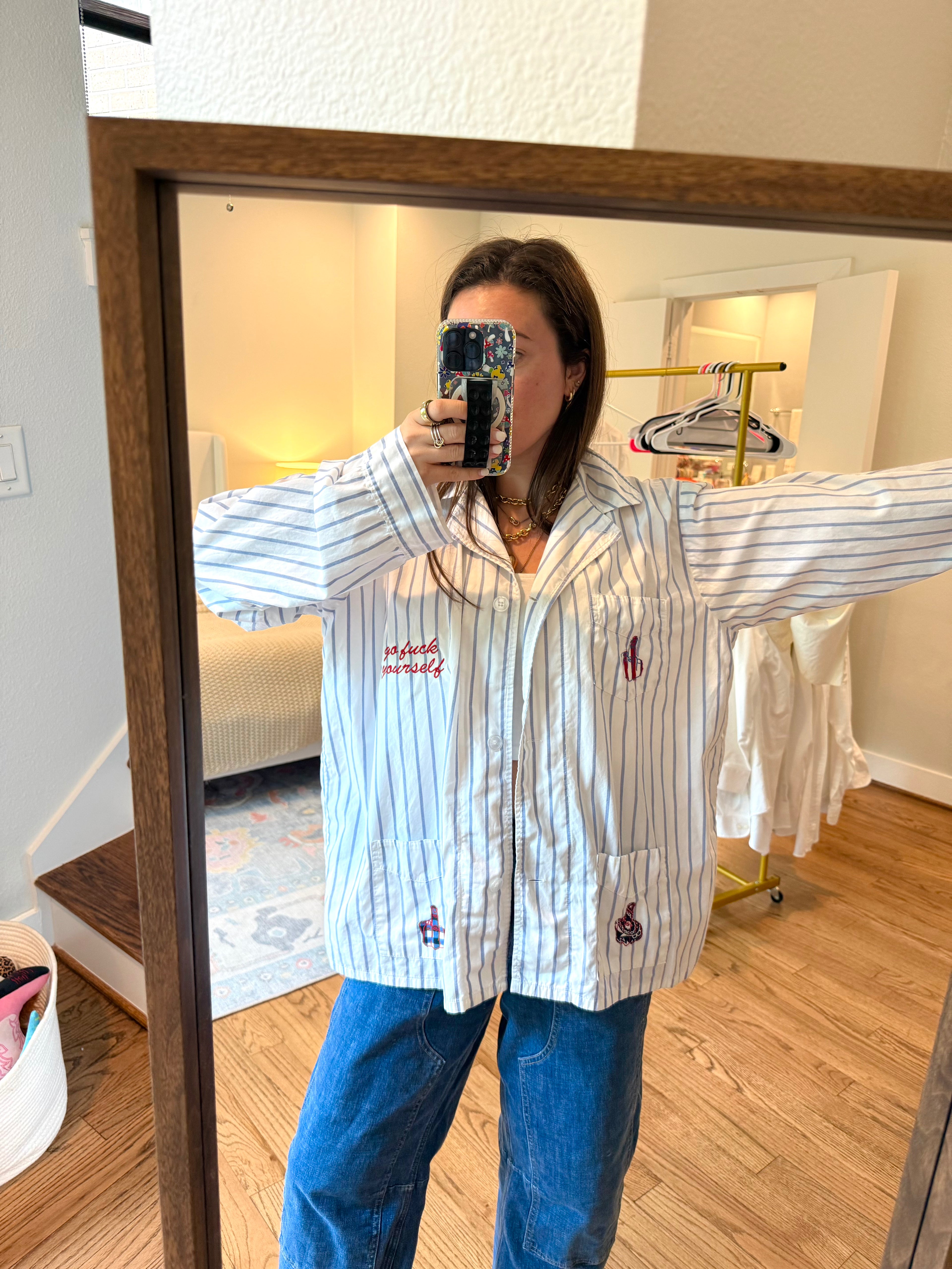 Go Fuck Yourself Button Down - Size XL