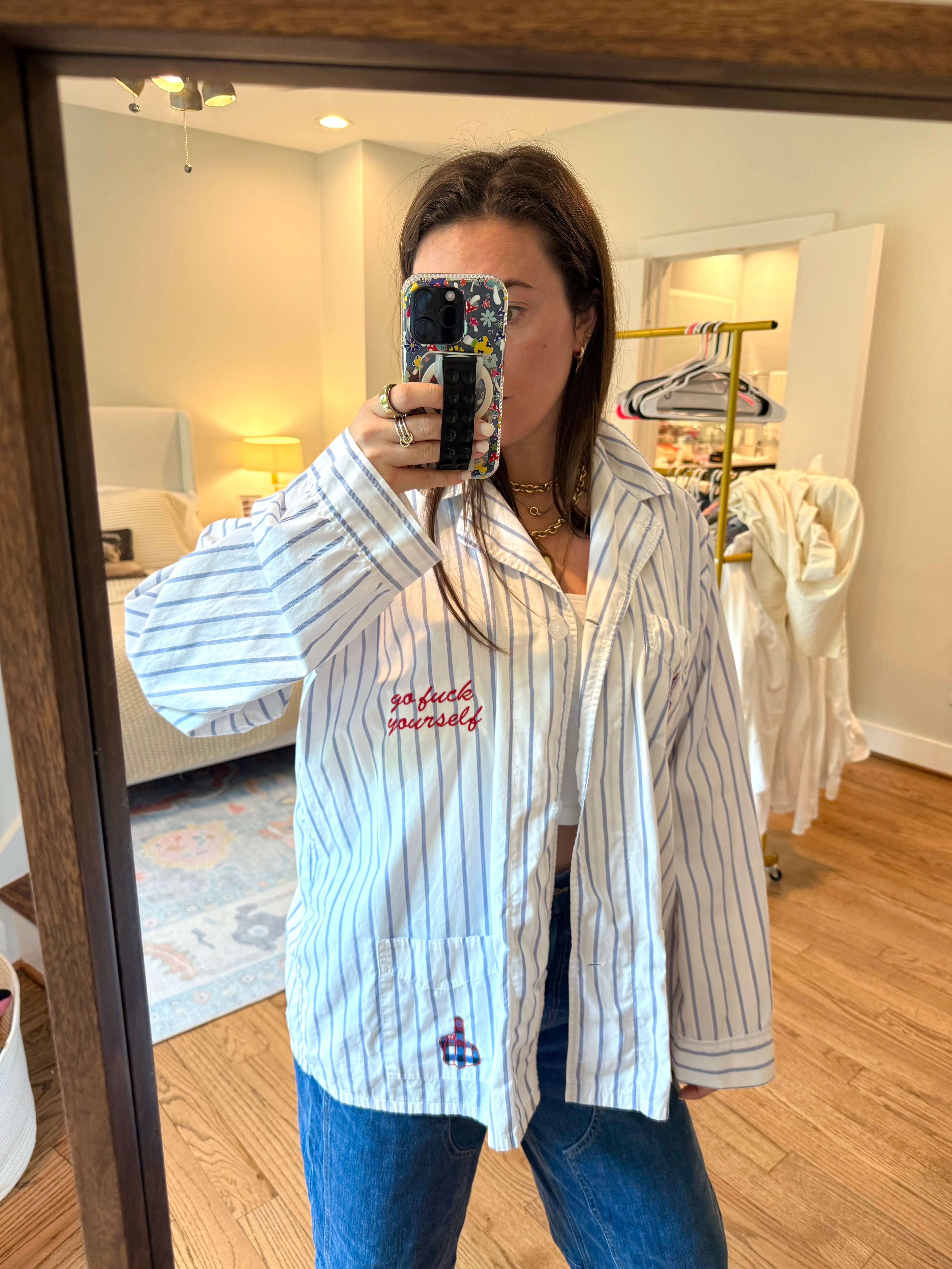 Go Fuck Yourself Button Down - Size XL