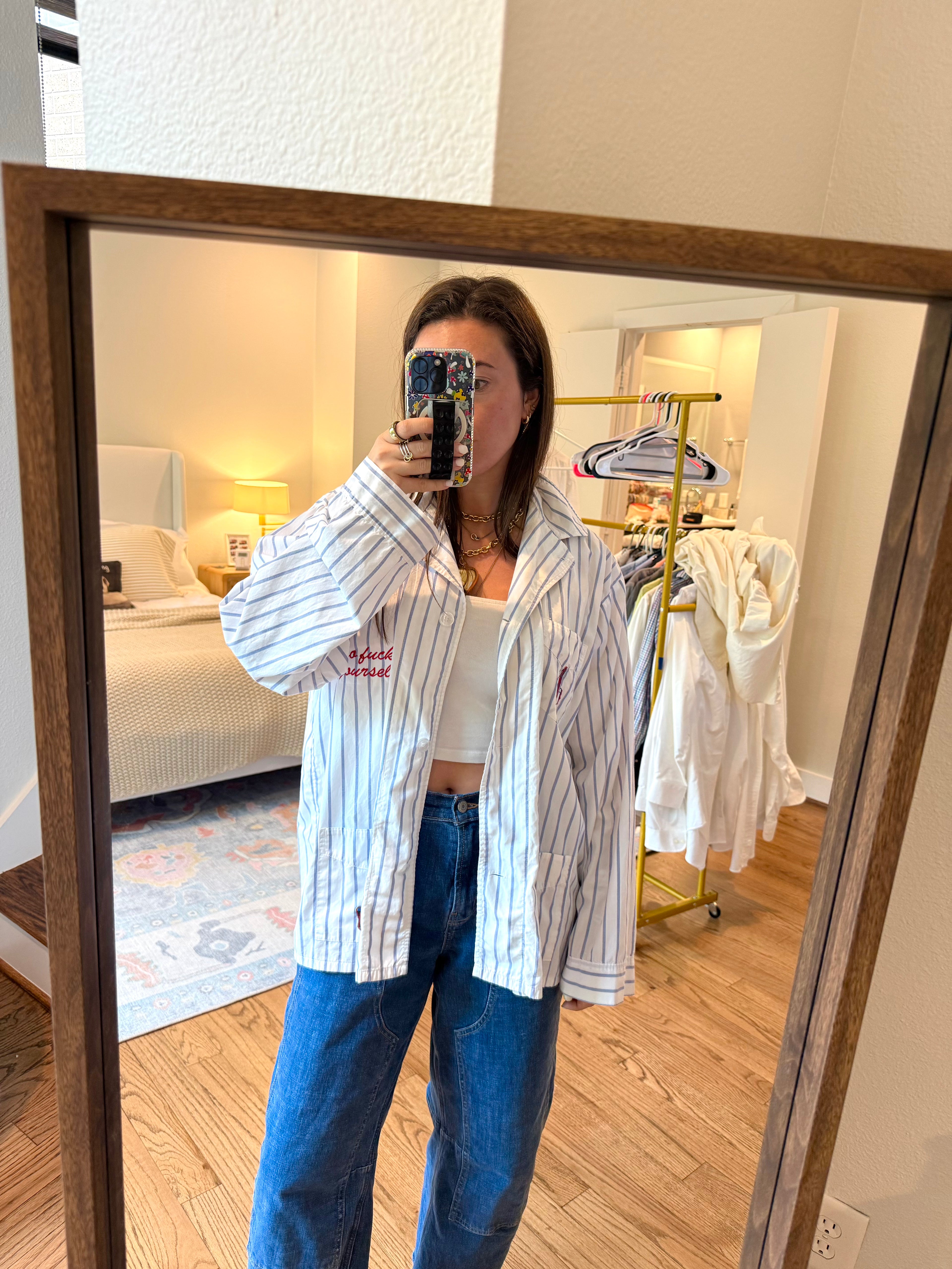 Go Fuck Yourself Button Down - Size XL