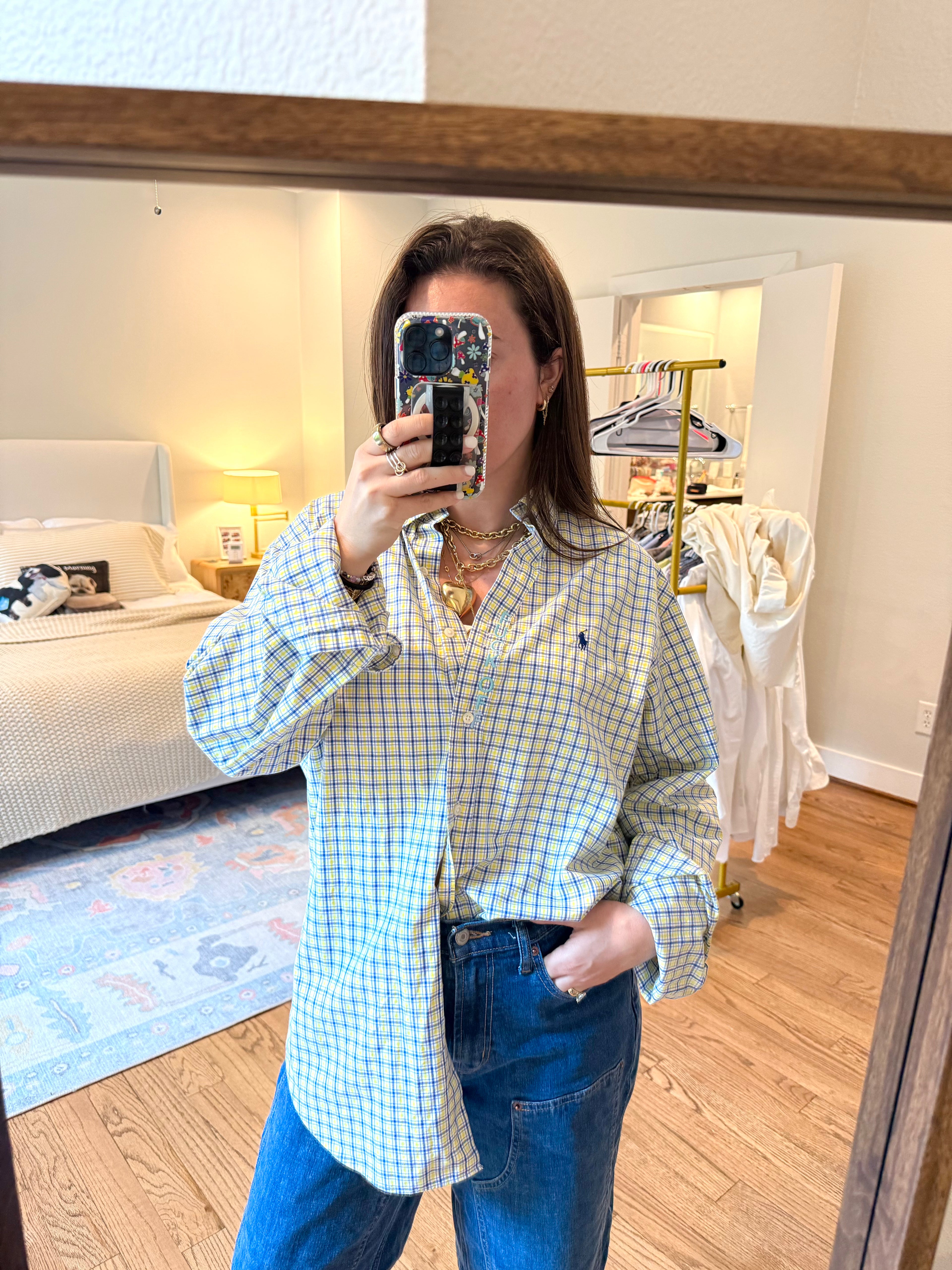 Fuck Off Button Down - Size L