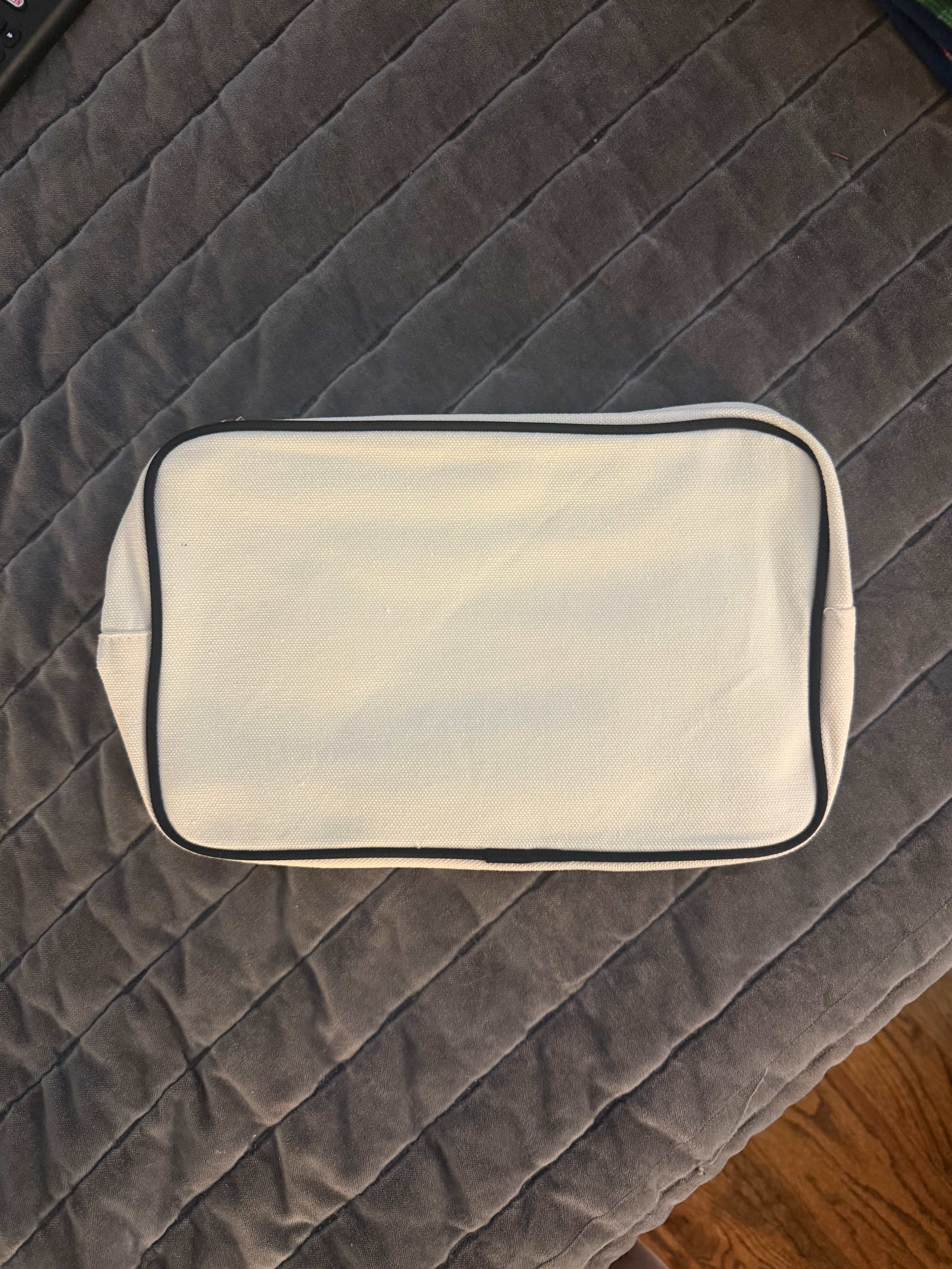 Custom Embroidered Canvas Pouch