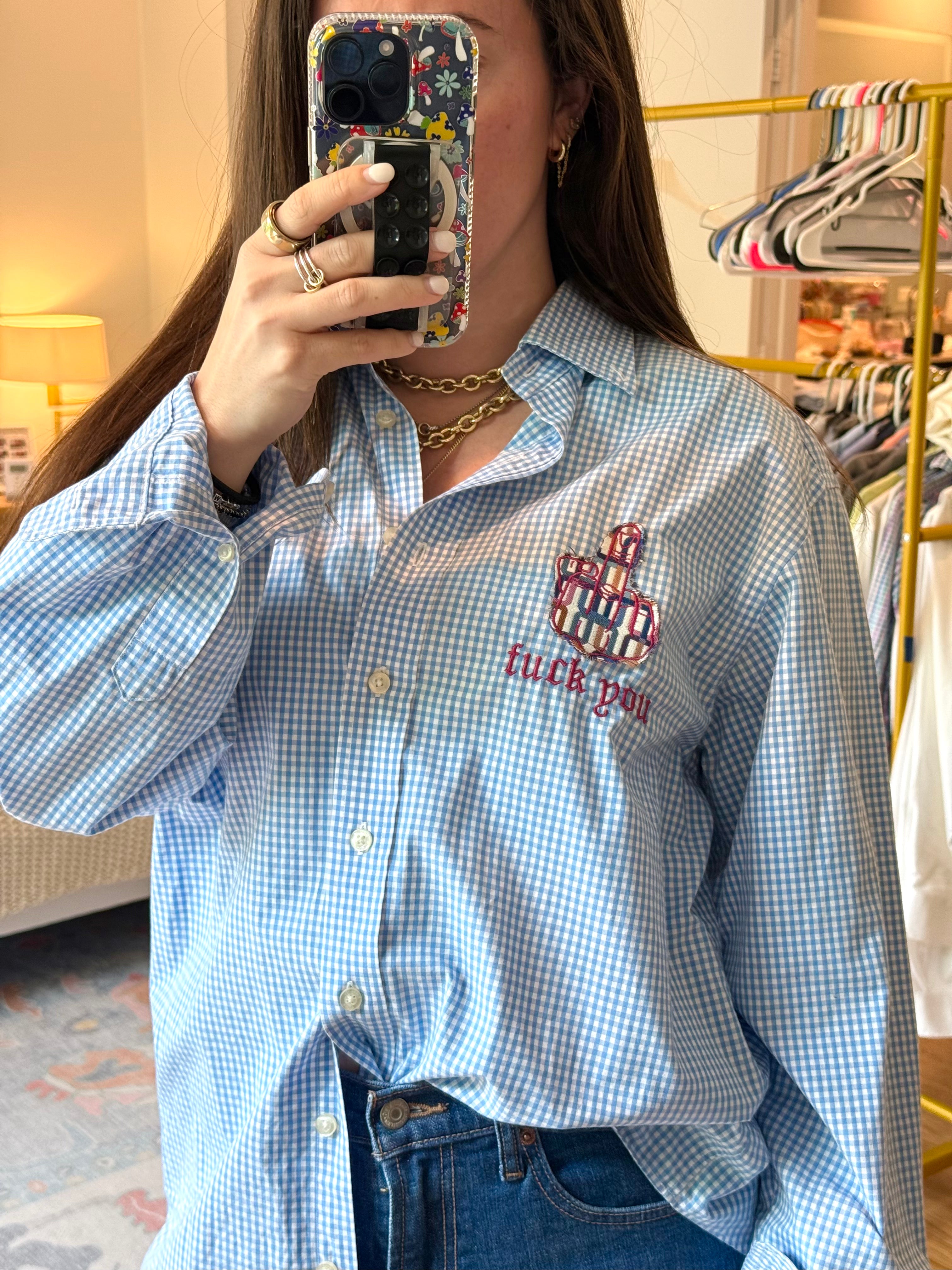 Fuck you Button Down - Size M