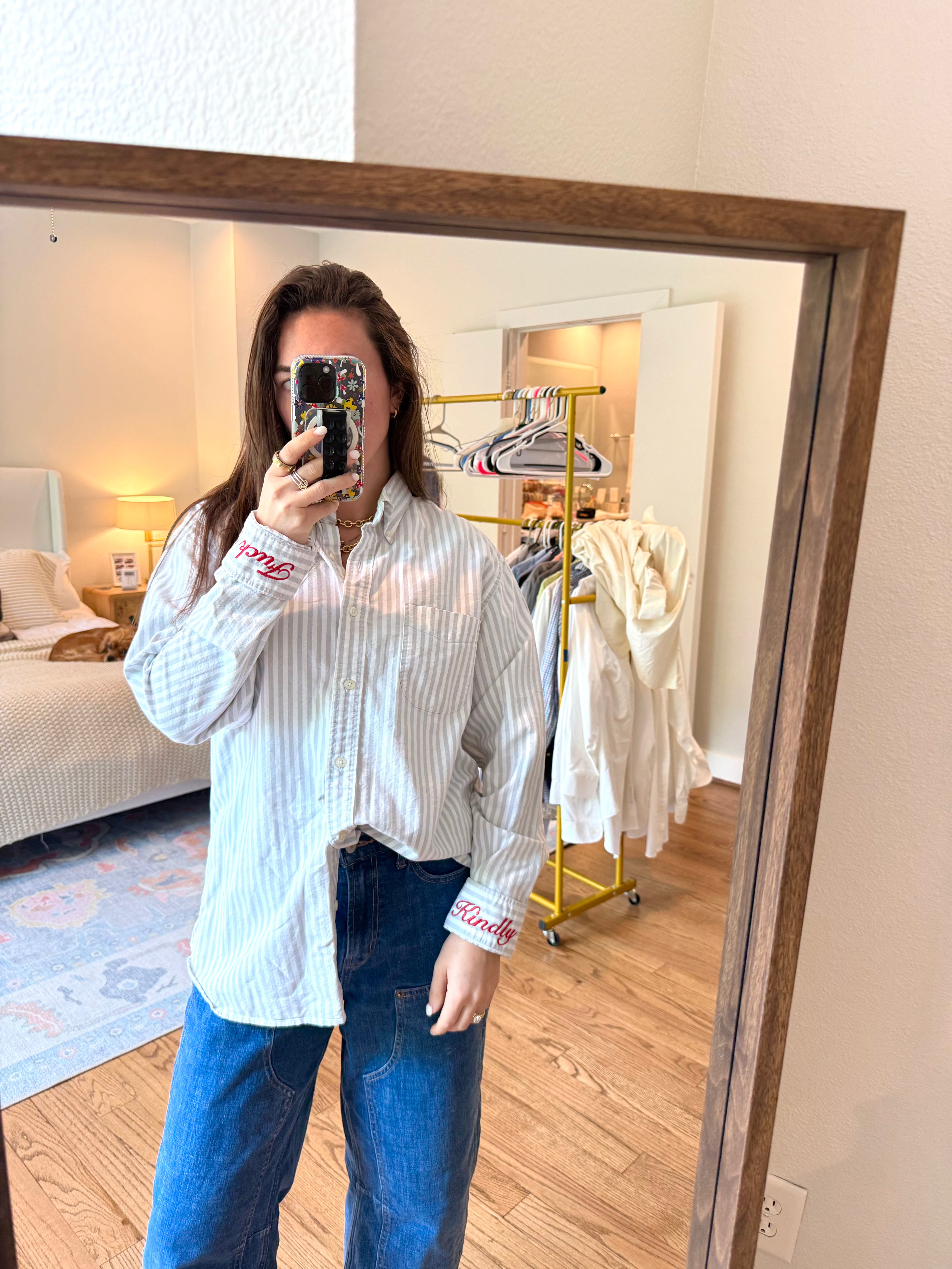 Kindly Fuck Off Button Down - Size L