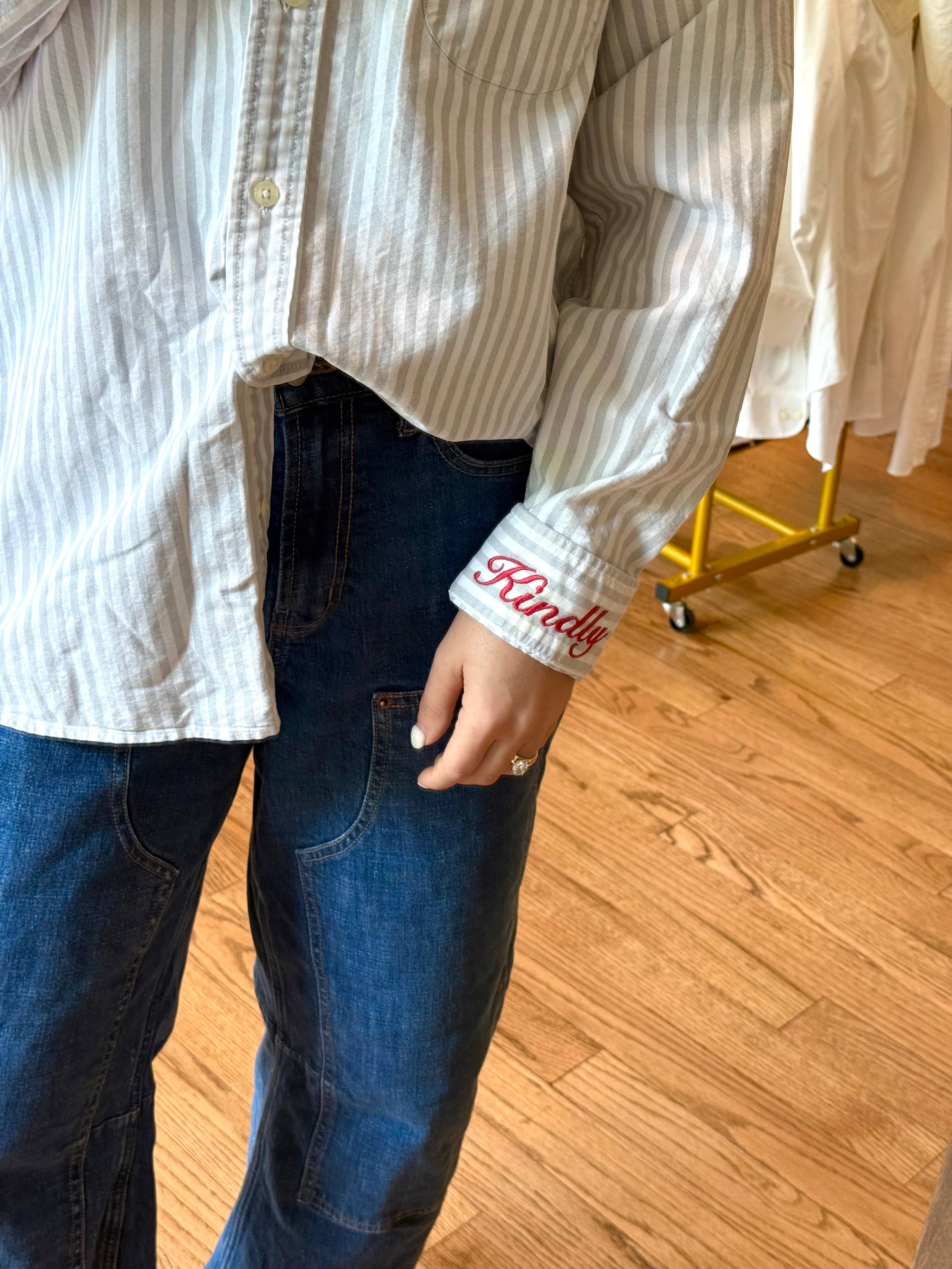 Kindly Fuck Off Button Down - Size L