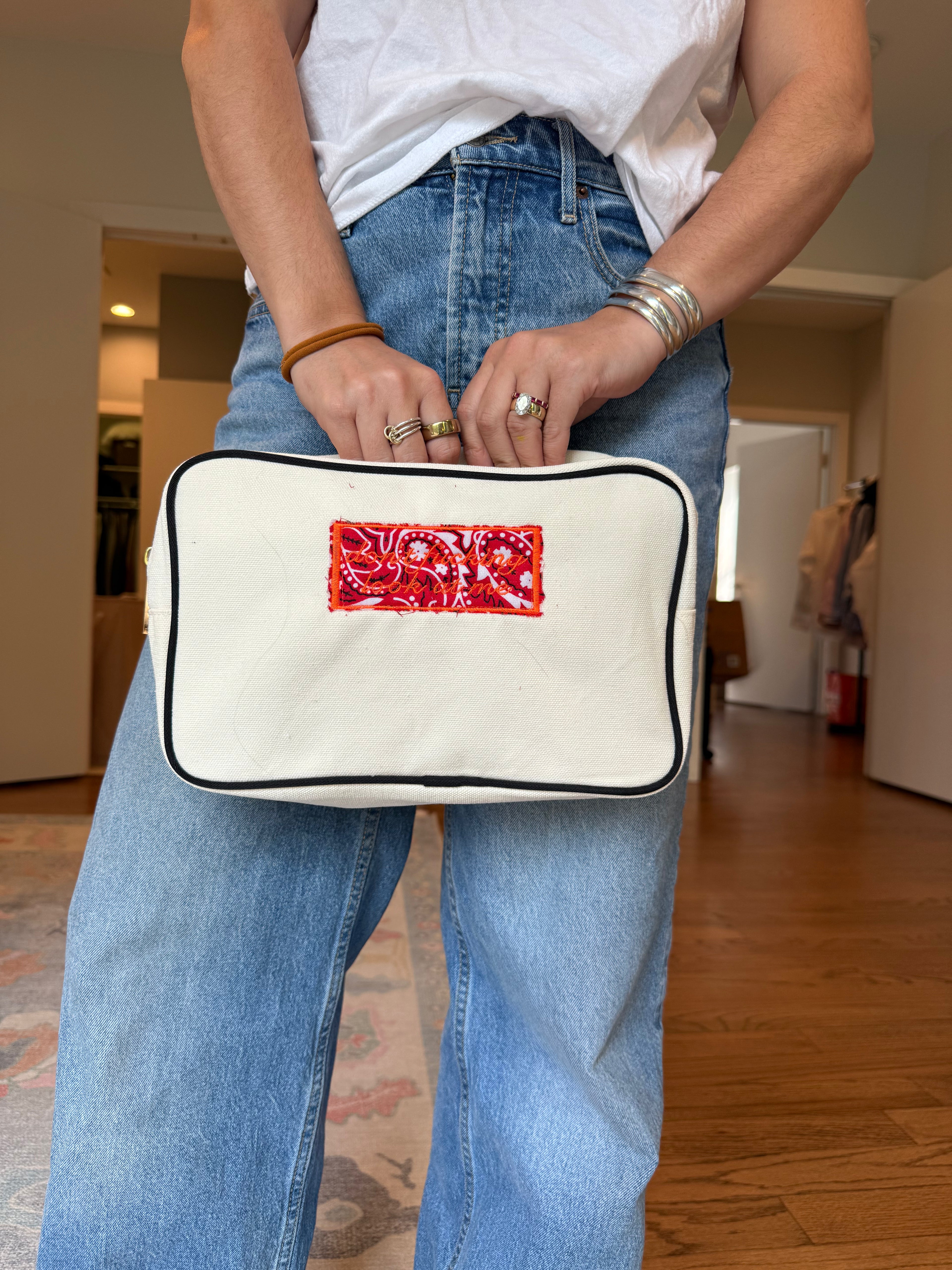 Don't Fucking Look At Me Canvas Pouch