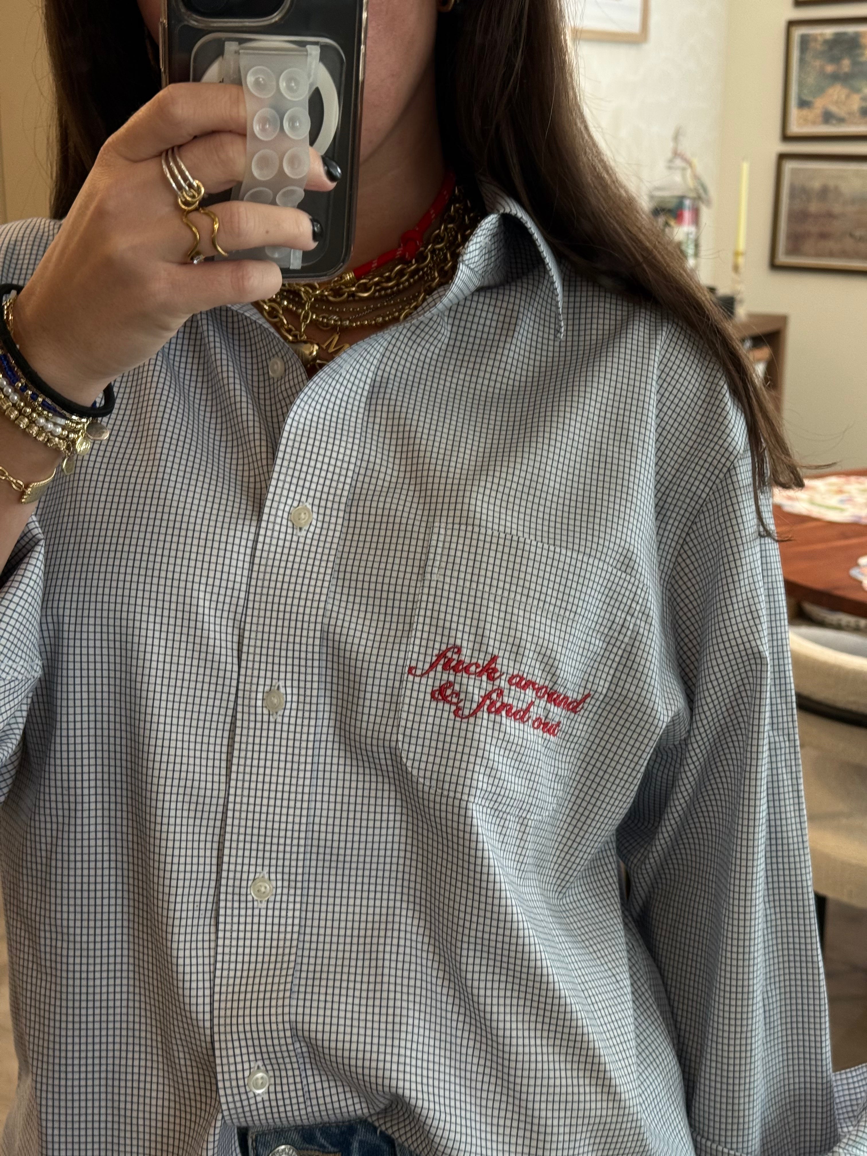 Blind Bag – Custom Embroidered Button Down