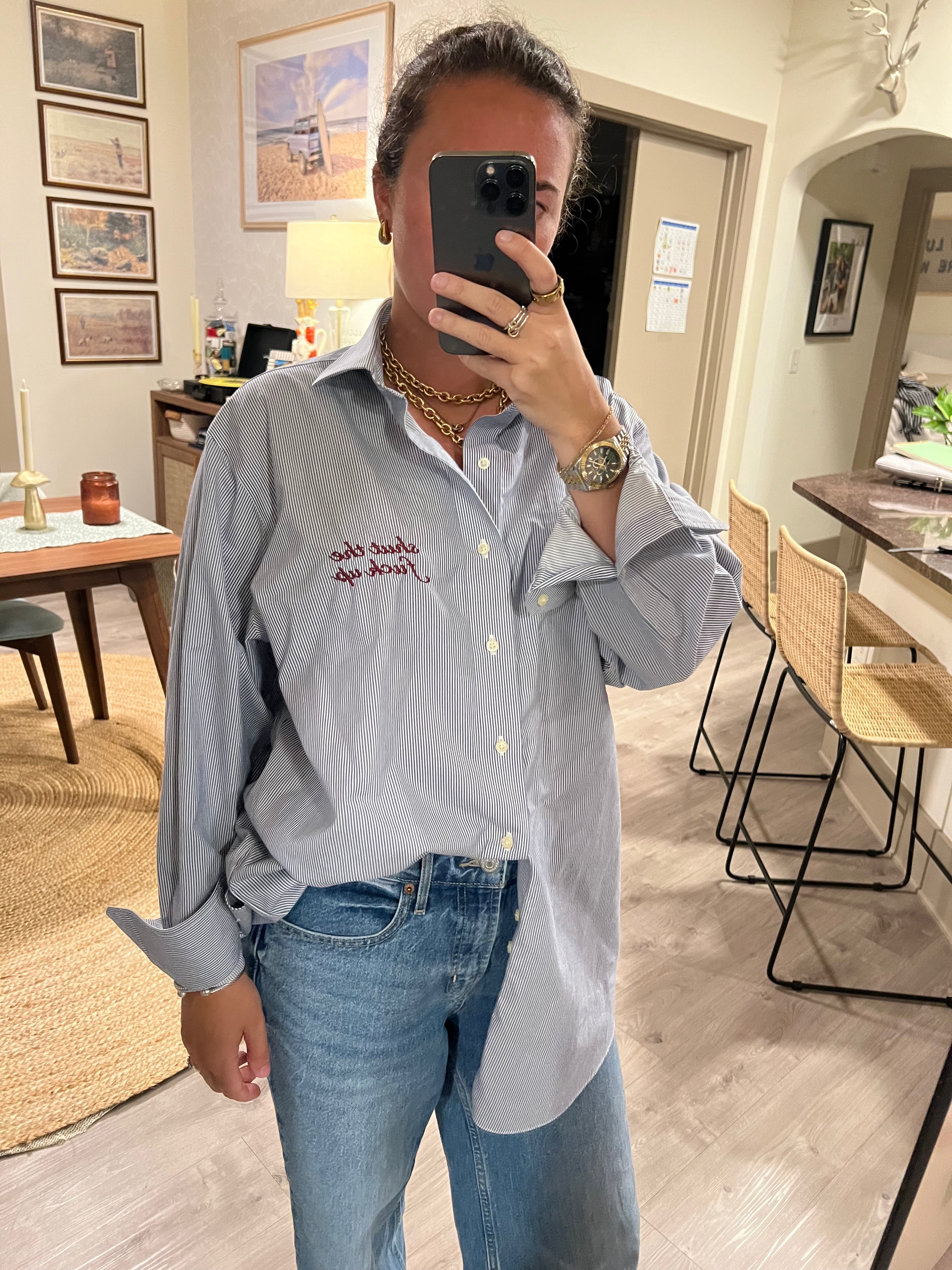 Blind Bag – Custom Embroidered Button Down