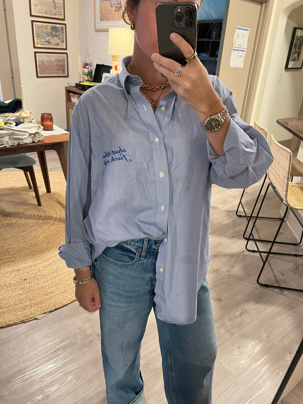 Blind Bag – Custom Embroidered Button Down