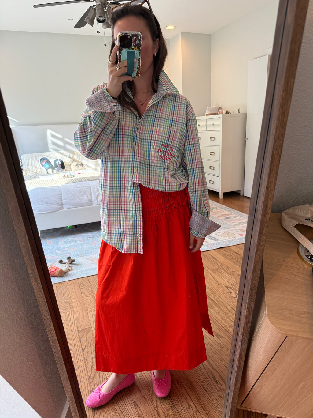out of fucking office Button Down - Size L