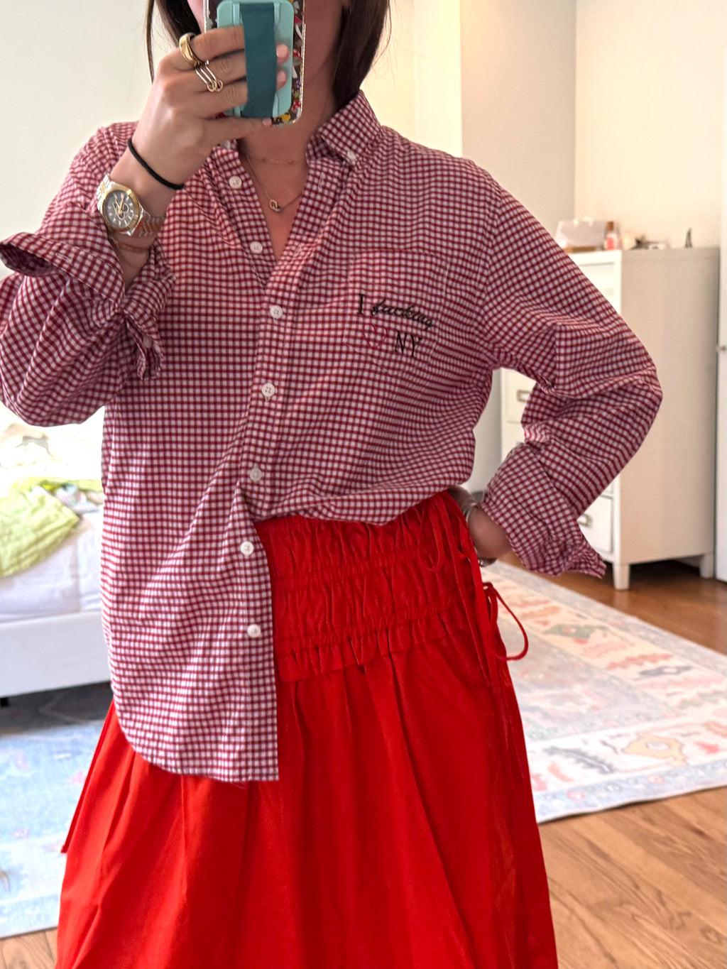 i fucking ❤️ NY Button Down - Size L