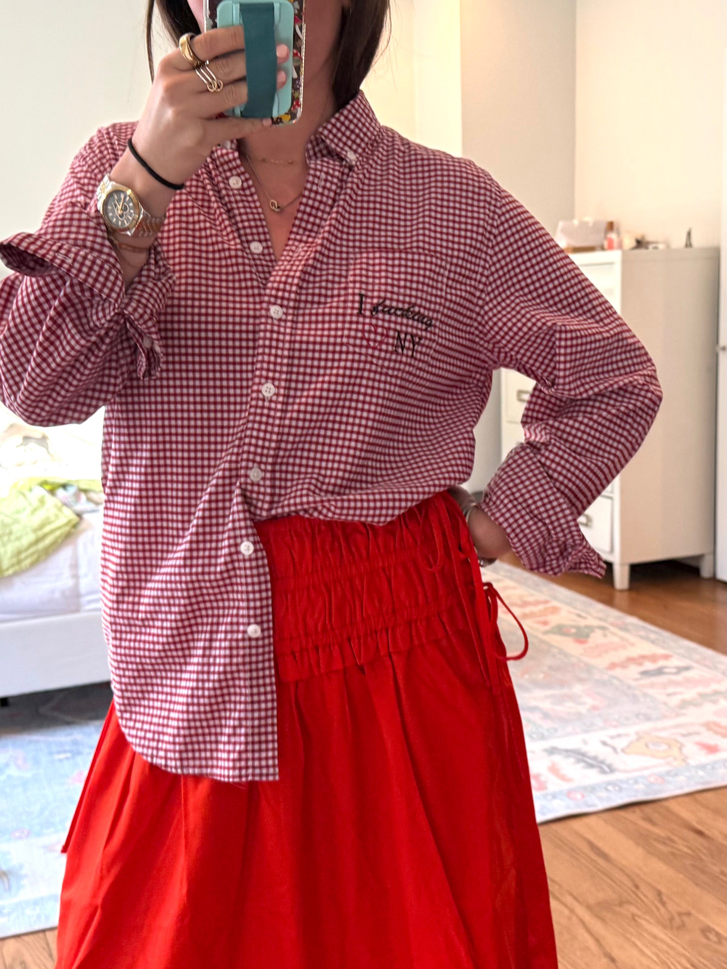 i fucking ❤️ NY Button Down - Size L