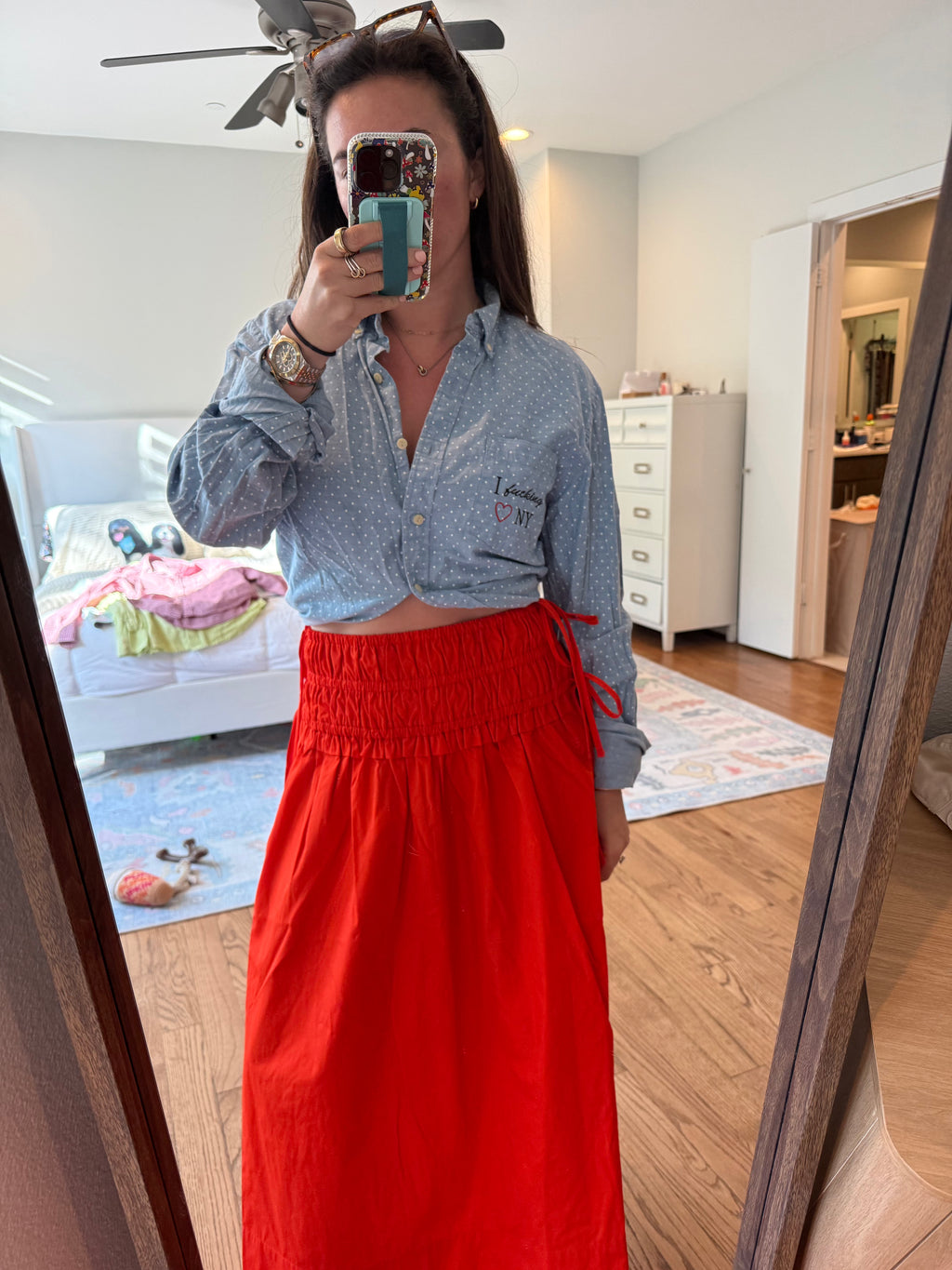 i fucking ❤️ NY Button Down - Size L