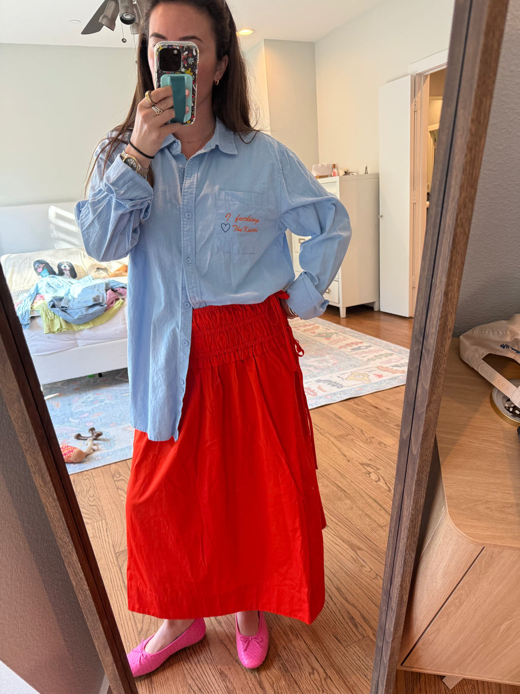 i fucking ❤️ the knicks Button Down - Size L