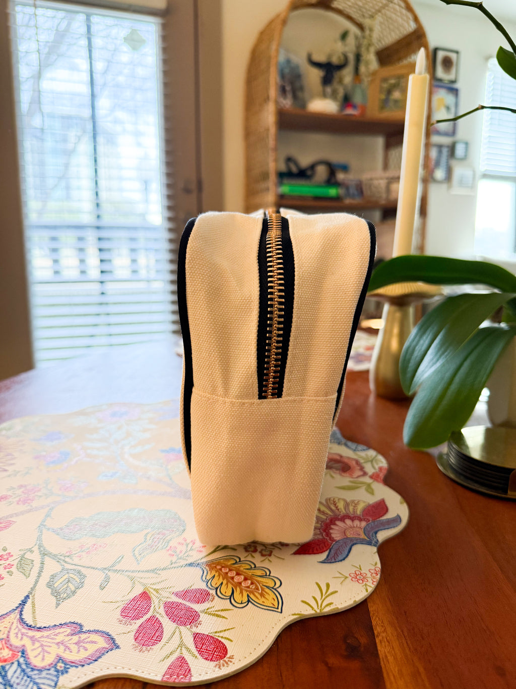 Not Your Fucking Shit – Embroidered Canvas Pouch